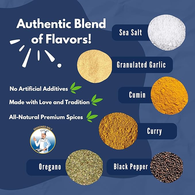 Adobo El Cocinerito | Seasoned Salt Blend | Crafted with Premium Ingredients | Additive-free | Ideal for All Culinary Needs (16 oz)
