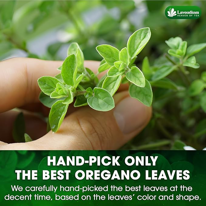 Lavendium, Premium 8 oz Dried Oregano Leaves ??100% Pure, Non-GMO, Gluten-Free, Vegan ??Aromatic Herb for Cooking, Seasoning, Sauces, and Pizza ??No Additives ??Resealable Bag
