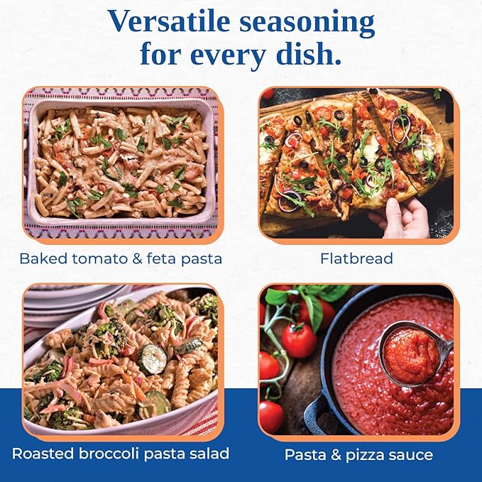 Chef Paul Magic Seasonings Blends Hot and Sweet Pizza and Pasta Magic | No Added Salt | Pizza Seasoning | Perfect for Pasta, Salad & Soups | Italian Seasoning | Pack of 1 Each