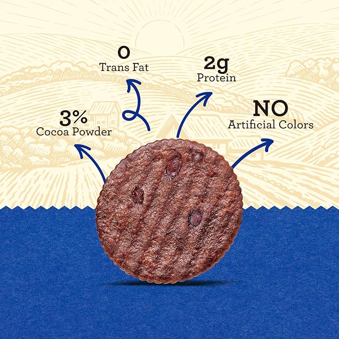 Vloong Cocoa & Chocolate Sweet Snack Cracker, Baked Crisp Cookie Thins with No Artificial Flavors, Healthy Snacks (3 PACK,18.9 Ounce)
