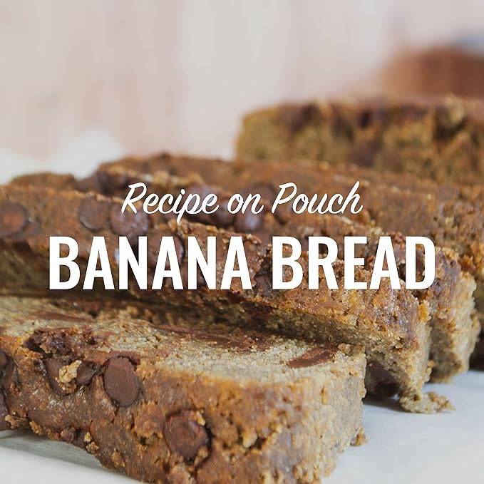 USDA Organic Banana Flour 1lb, Vegan, Paleo, Grain & Gluten Free, All-Purpose Wheat Flour Alternative, Great For Baking and Cooking, Just About Foods