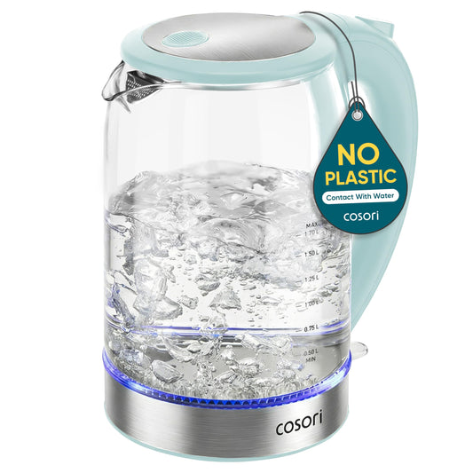 COSORI Glass Electric Kettle – 1.7 L, Green