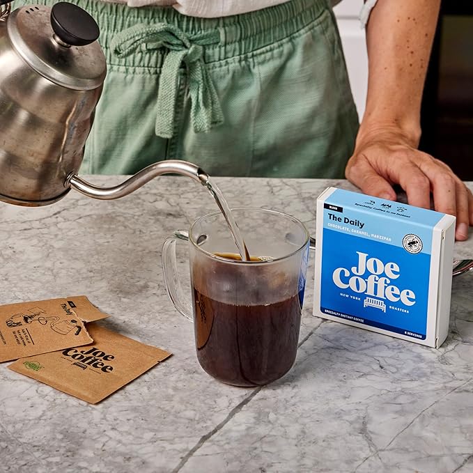 Joe Coffee Company - The Daily Specialty Instant Coffee Packets (6 Sachets) | NYC Roaster, Kosher, Climate-Friendly