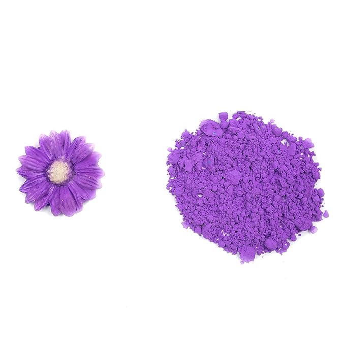 Sunflower Sugar Art Neon Violet Glow In The Dark Petal Dust Food Color - Deep, Rich Violet Matte Powder Cake Accessories for Cake Decoration - 4 Grams Non-Toxic Baking Stuff
