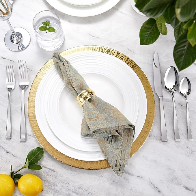 KEAWELL Premium Imperial 4-Piece 7.6 inch Spoon Set ??Heavy Duty 18/10 Stainless Steel Flatware with Smooth Rounded Edges, Dishwasher Safe for Sophisticated Dining (4, Dinner Spoons)