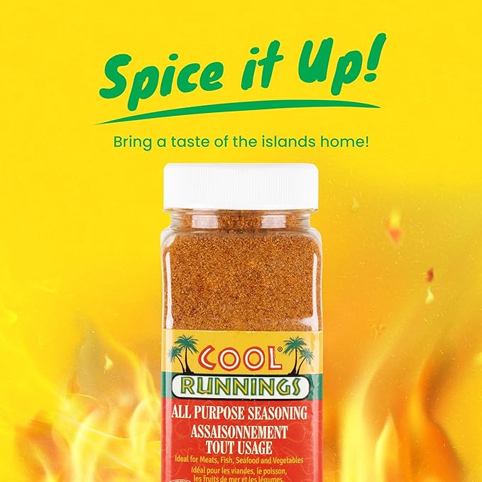 Cool Runnings All Purpose Seasoning 900g - Versatile Spice Blend for Marinating, Grilling, and Roasting Meats, Vegetables, Seafood, and Soups