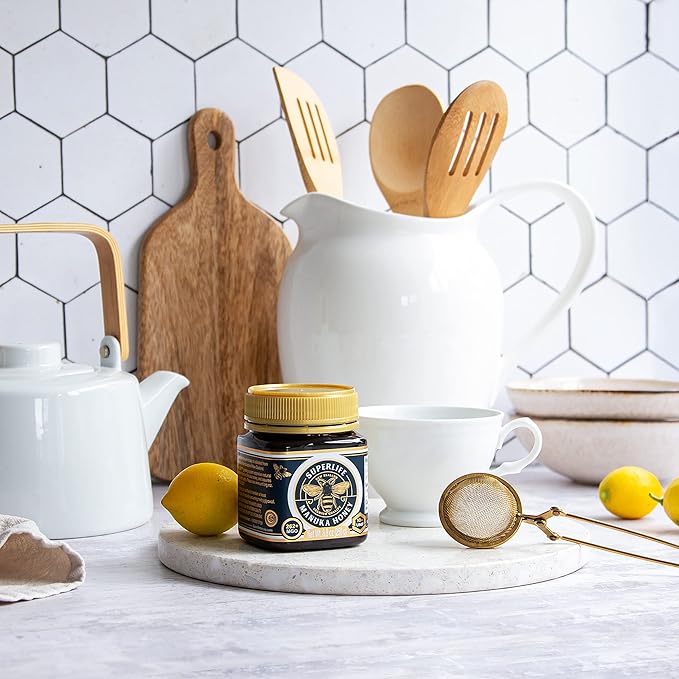 SuperLife - Manuka Honey MGO 263+ (UMF 10+) 250g, Raw Honey, Pure & Unpasteurised Monofloral New Zealand Honey