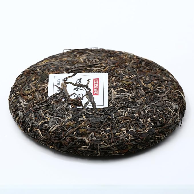 Yunnan Pu'er Tea, 357 Grams, Raw (Luo Shui Dong) Raw PU'ER, Aged Fermented Puerh Tea, Chinese Sheng Black Tea for Daily Drink and Gift