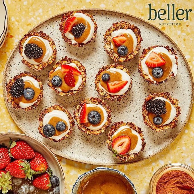 Beller Nutrition Golden Breakfast Organic Ceylon Cinnamon Powder Blend | 1.3 oz | No Salt Cinnamon Seasoning Ground from Organic Ceylon Cinnamon Sticks Blended with Ginger Root & Orange Peel