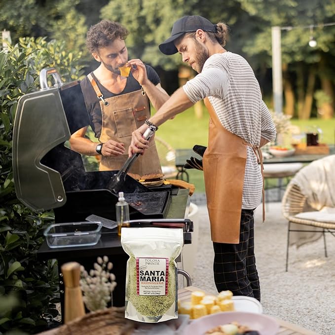 Tolosa Pointe All Que Santa Maria Seasoning & BBQ Rub for Chicken, Steak, Pork, Ribs, Prime Rib Roast, BBQ Seasoning, Grill, Gluten Free, 14 Oz (396g)