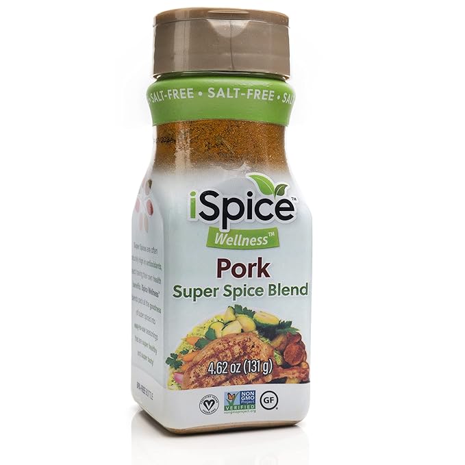 iSpice Salt Free Seasoning,100% Sodium Free Beef, Chicken, Meat Sauce, Pork, Vegetable, Salad and Seafood Seasonings Gift Sets 100% Fat Free| Pack of Different Seasoning Blend (7 Pack)