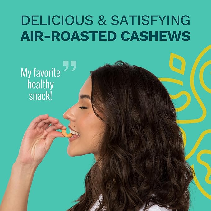 Karma Nuts Flavored Cashews Variety Pack (1.5 oz, Pack of 6) ??Whole Roasted Cashews, Healthy Snacks for Adults - Gluten Free Vegan Snacks, Vegan, Non GMO - Flavored Nuts Low Carb