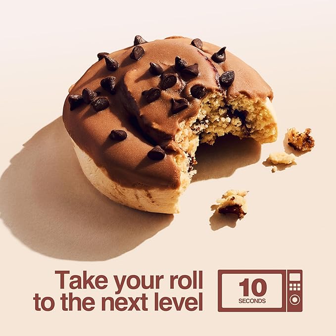 Legendary Foods 22g Protein Cinnamon Roll - Premium High Protien Bars, Low Carb Meal Replacement Snack, Low Glycemic Index, Gluten Free Snacks - Sweet Zero Sugar, Keto and Diabetic Friendly 10-Pack