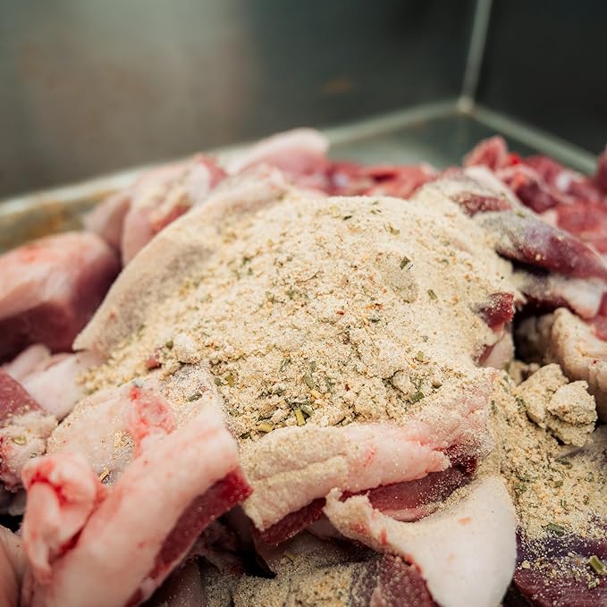 Bearded Butchers Ranch Seasoning, 13oz ??For Up to 25 lbs of Meat ??Perfect for Chicken, Fries, Dips, Pizza, & More ??No MSG or Artificial Additives ??Creamy, Savory Ranch Flavor with Fresh Garden Herbs