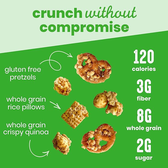 Marimix Snack Mix | Hatch Chili Lime | Crunch Baked Sweet & Salty Savory Plant Based Naturally Gluten Free Whole Grain Fiber Charcuterie Pretzel Trail Party Mix | No Artificial Ingredients