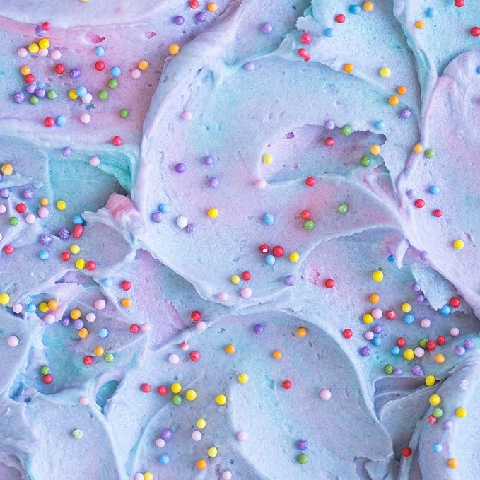 Miss Jones Baking 90% Organic Birthday Buttercream Frosting, Perfect for Icing and Decorating, Vegan-Friendly: Confetti Pop (Pack of 6)