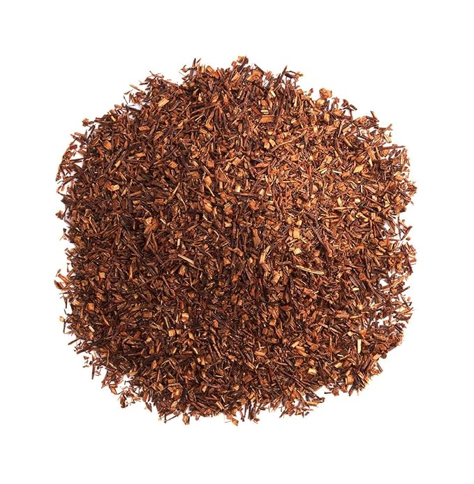 Heavenly Tea Leaves Organic Rooibos, Loose Leaf Herbal Tea, 4 oz. (Approx. 50 Cups of Tea) - Naturally Caffeine-Free, South African, Red Bush, Feel Calm, Boost Immunity