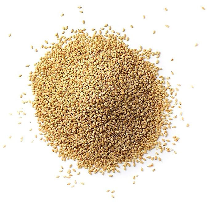 Spiceology – Toasted Sesame Seeds – Nutty, Crunchy Garnish for Asian, Middle Eastern & Global Dishes – Use in Stir-Frys, Baked Goods & Seasoning Blends – 16 oz Container