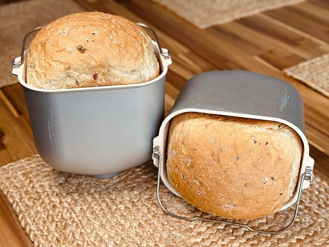 Molibake Fitness Bread Mix ??All-Natural High-Fiber Bread Mix for Bread Machine and Oven ??15 oz ??Whole Grain Breads Mix with Carrots, Oats, Flax, Sunflower & Sesame Seeds ??Easy-to-Use Breads Maker Mix for Homemade Baking
