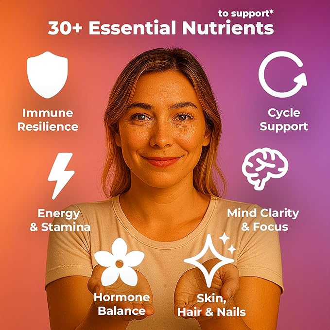 Beef Organ Supplement for Women | 100% Grass Fed Beef Liver Capsules with Heart, Kidney & Reproductive Organs | Primal Hormone Balance & Ancestral Energy | Bloom Babe - Queen of Superfoods, 120ct