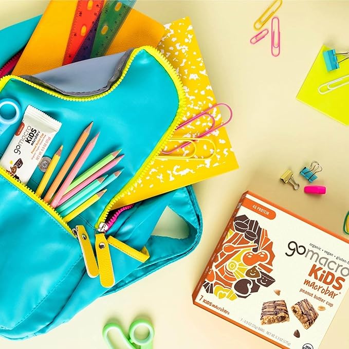 GoMacro Kids MacroBar ??4 Flavor Assortment - (0.90 Ounce Bars, 28 Count)