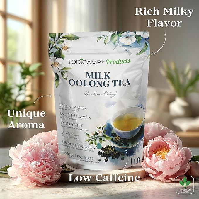 Milk Oolong Tea Loose Leaf ??Premium Chinese Oolong Tea 3oz | Double Milky Aroma & Smooth Taste | Bulk Loose Leaf Tea Tin | Afternoon & Asian Tea