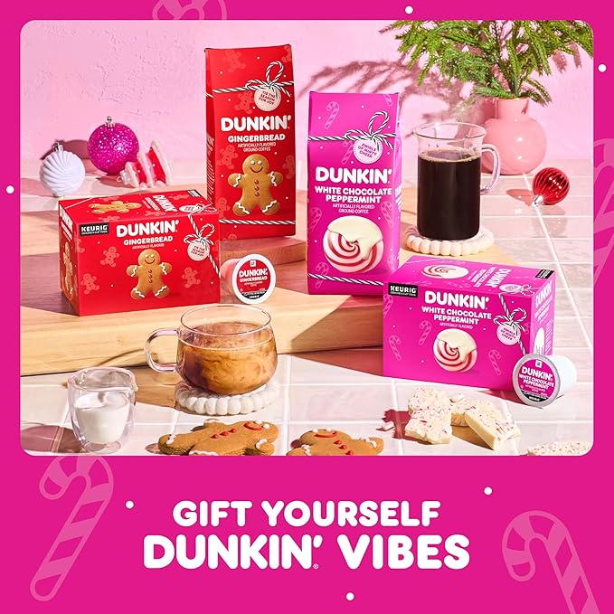 Dunkin??Polar Peppermint Flavored Coffee, 60 Keurig K-Cup Pods
