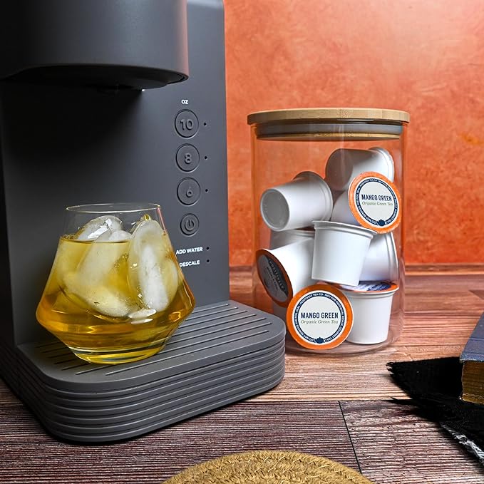 Organic Positively Tea Company, Mango Green Tea, K-Cup Compatible, 96 Pods