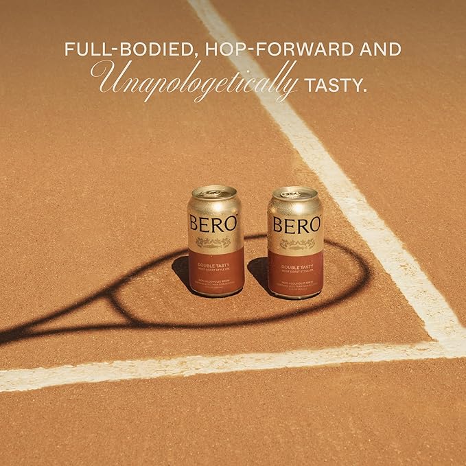 BERO Variety Pack Non-Alcoholic Beer, 12-Pack IPA, Wheat & Pils Craft Brews, NA Beer by Tom Holland, Alcohol-Free Drinks, Bold Flavors, Alcohol Alternative Beverages for Any Occasion