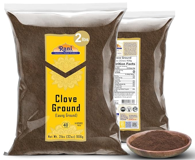 Rani Cloves Powder (Laung) Indian Spice 32oz (2lbs) 908g Bulk ~ All Natural, Gluten Friendly | Non-GMO | Kosher | Vegan | Indian Origin