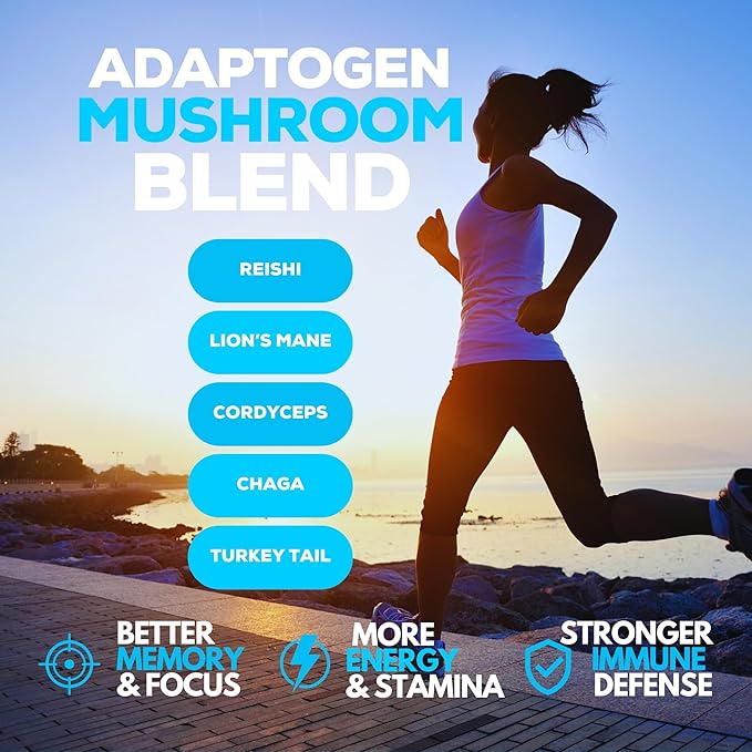 MUUK' SPICED COFFEE | Organic Mushroom Coffee | Cacao, Cinnamon & Cardamom | Adaptogen Mushroom Blend | Better Focus, More Energy and Stronger Immune Defense | 15 CUPS