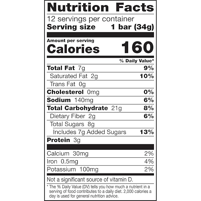 Nature Valley Granola Bars, Sweet and Salty Nut, Almond, 12 Bars, 14.4 OZ