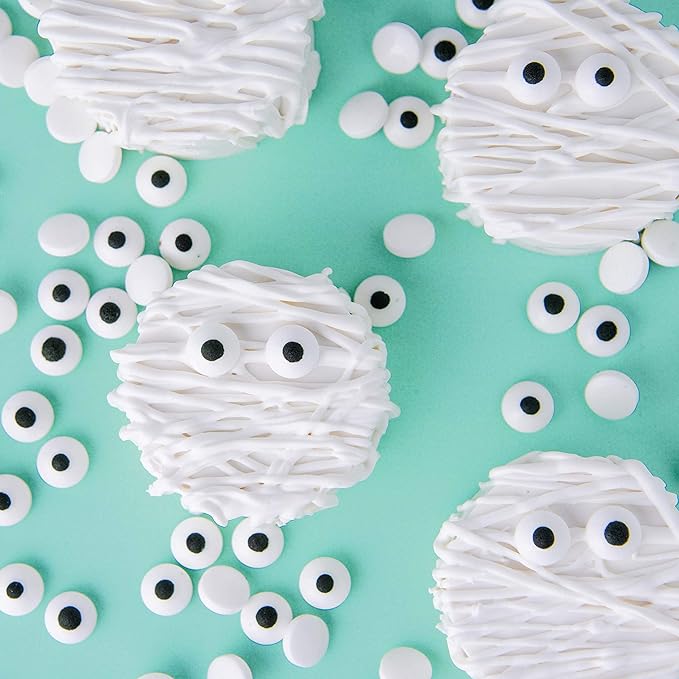 Sweets Indeed Halloween Candy Sprinkles Tacklebox ??2.53 oz Assorted Dextrose Shapes with Eyeballs, Pumpkins, Spiders, Skulls & Ghosts ??Edible Decorations for Cookies, Cupcakes & Cakes