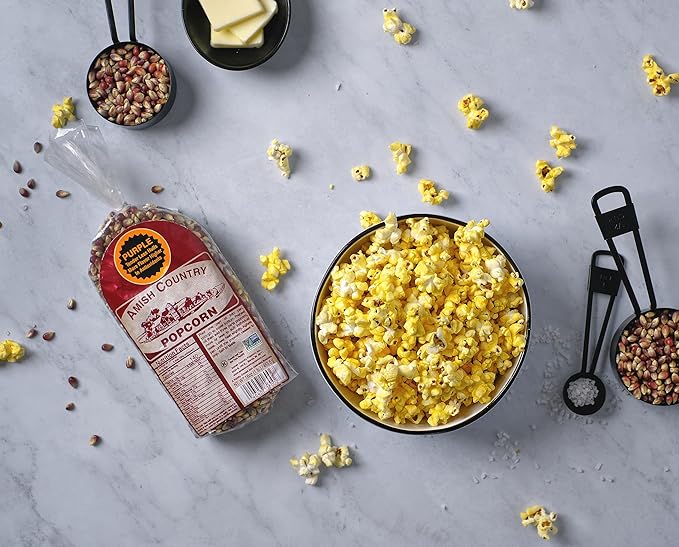 Amish Country Popcorn | 1 lbs Bag | Purple Popcorn Kernels | Old Fashioned, Non-GMO and Gluten Free (Purple - 1 lbs Bag)