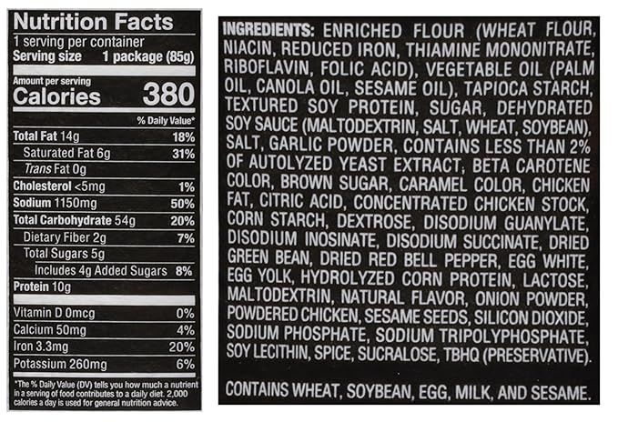 Nissin Cup Noodles Stir Fry Noodles in Sauce, Honey Sesame Chicken, 3.00 Ounce (Pack of 6)