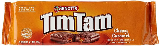 Arnott?™s Tim Tam Chewy Caramel Chocolate Biscuits, 175g - An Australian Classic