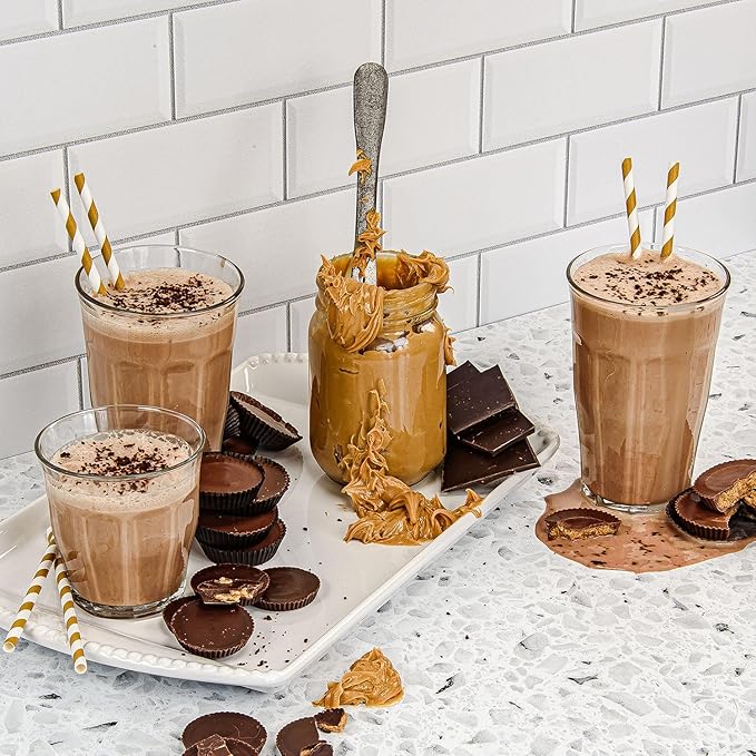 Keto Chow Chocolate Peanut Butter | Keto Meal Replacement Shake Powder | Nutritionally Complete | Low Carb | Delicious Easy Meal Substitute | Protein Rich You Choose The Fat | Single Meal Sample