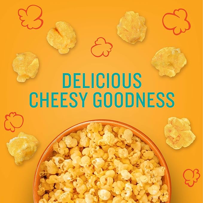 Angie's BOOMCHICKAPOP Cheddar Cheese Popcorn, 4.5 oz. (Pack of 12)