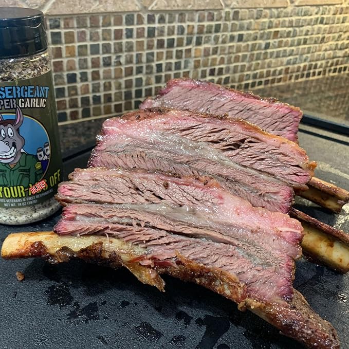 GYAO PSG Salt Pepper Garlic Seasoning – All-Natural BBQ Seasoning for Steak, Burgers, Pork & Chicken – MSG & Gluten -USA Made & 100% Veteran Owned