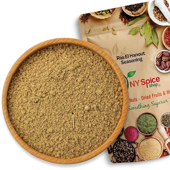 NY Spice Shop Ras El Hanout Moroccan Spice Blend - 6 Ounce Authentic Ras El Hanout Spice for Tagine, Grilling, And Cooking - Traditional Mix Moroccan Spices Blend for Rich Flavor