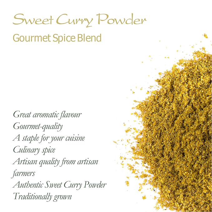 Sweet Curry Powder Indian Organic - Yellow Spice - Organic Yellow Curry Poweder Spice Curry Organic Curry Powder Sweet Yellow Curry Indian Yellow Curry Sweet Curry Spice Yellow Spices