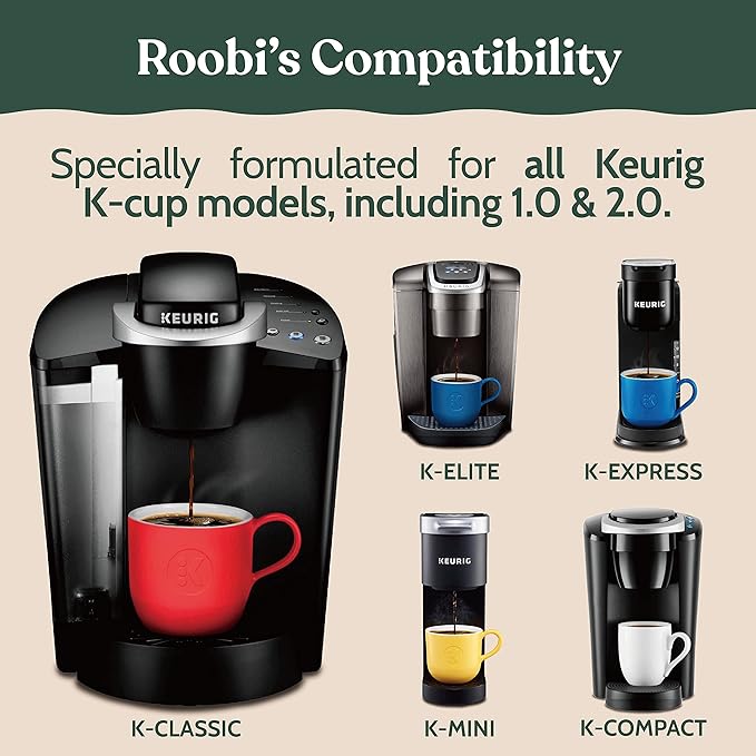 Roobi Keurig Compatible Descaling Solution. Specially Formulated for Descaling & Cleaning. 2 Uses per Bottle, 2 Pack. Carbon Neutral Keurig Descaling Kit.