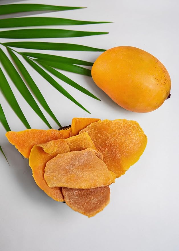 Oasis Mango - Organic Dried Mango, Low Sugar Added - Large Bag 16 oz