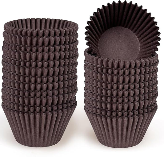 qiqee 300 Count Jumbo Cupcake Liners Coffee Muffin Liners Food Grade Jumbo Size Baking Cups Paper No Smells竊뉽arge Sizeç«?"<div>