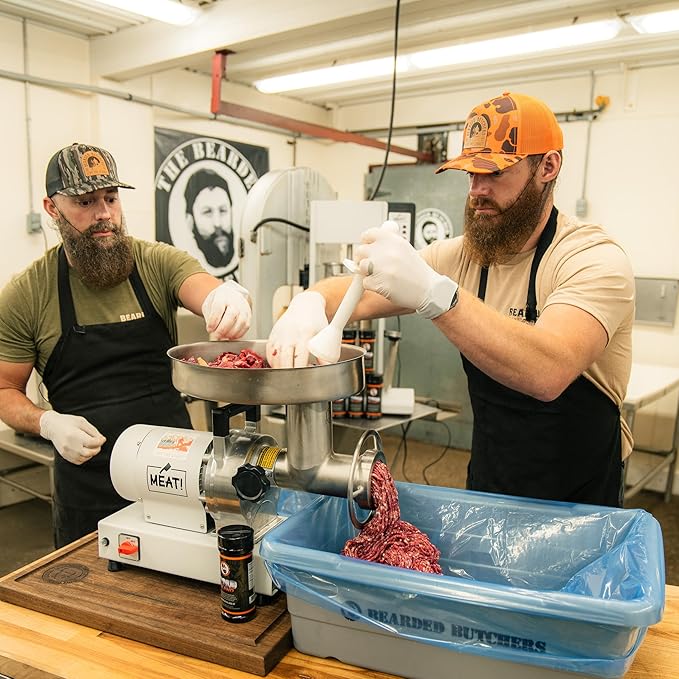 Bearded Butchers High-Temp Mozzarella Cheese, Case of 8 (2.5 lb Bags) ??20 lbs Total, Shelf-Stable 1/4-Inch Cubes for Up to 25 lbs of Meat Per Bag, 400째F High-Temperature Cheese ??Ideal for Sausage Making, Brats, Snack Sticks, Burgers, and More