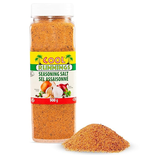 Cool Runnings Seasoning Salt 900g - Perfect for Enhancing Meats, Fries, Vegetables, and Snacks such as Popcorn, Ideal for Everyday Seasoning and Meal Prep