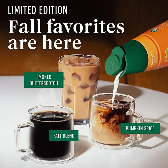 Starbucks K-Cup Coffee Pods, Pumpkin Spice Naturally Flavored Coffee for Keurig Brewers, 100% Arabica, Limited Edition, 6 Boxes (60 Pods Total)