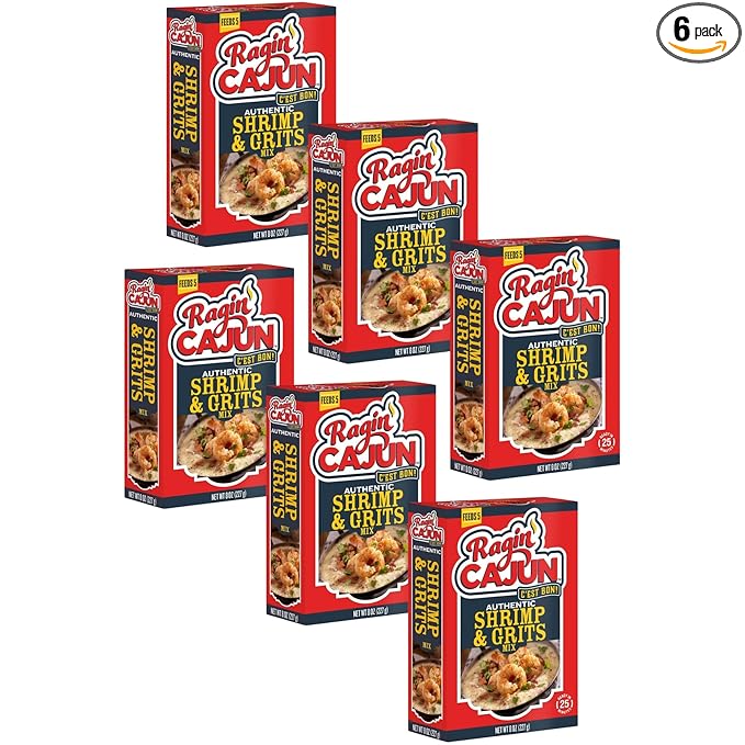 Ragin Cajun Shrimp and Grits 8oz (Pack of 6)