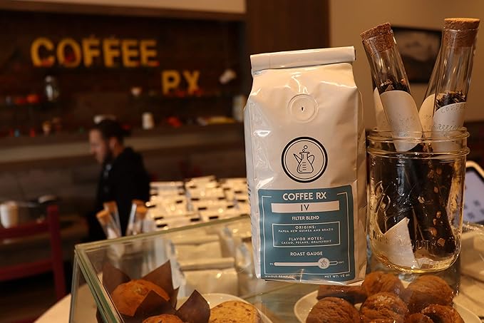 Coffee Rx - IV Drip Espresso Whole Coffee Beans, 12 oz.