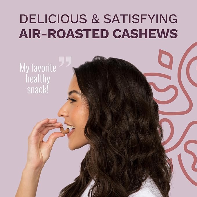 Cocoa Dusted Cashews with Skin by Karma Nuts, Whole, Sweet, Roasted, Vegan, Gluten Free, Low Net Carb, Natural, Everyday Nut Snack, 1.5 Ounce (12 Snack Packs)